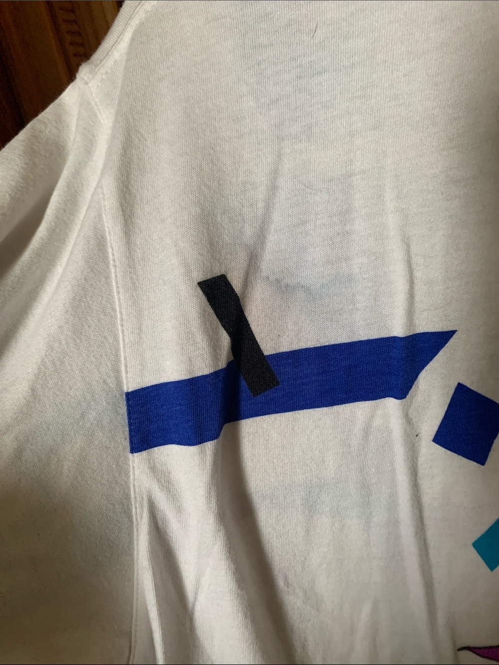 ☁️ Vintage Abstract Le Coq Sportif Polo ☁️ - Picture 7 of 7